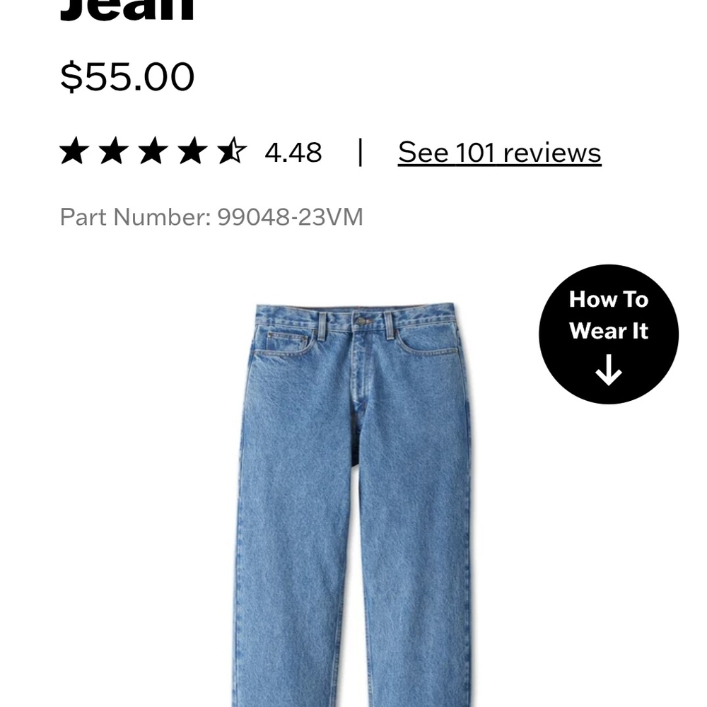 Classic Blue Men's Jeans